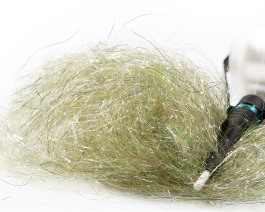 Baitfish ULTRA Sparkle Dubbing, Light Olive UVR / 27